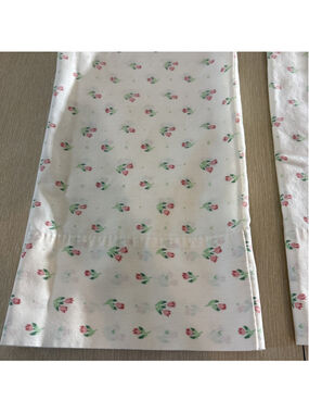Vtg J P & Steven’s Cotton Pink Tulip Pillow Cases 1177